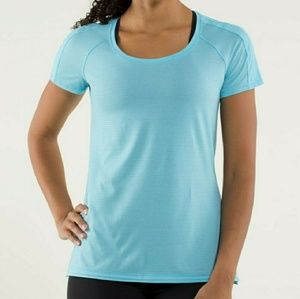 Lululemon race me short sleeve striped top